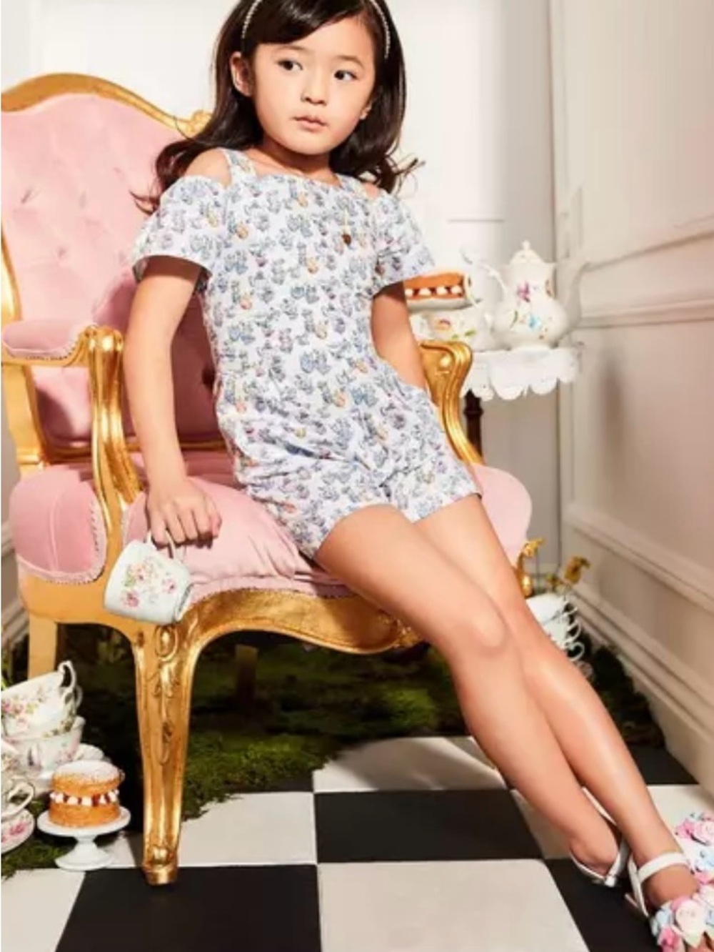 NWT Janie and Jack Girls Disney romper